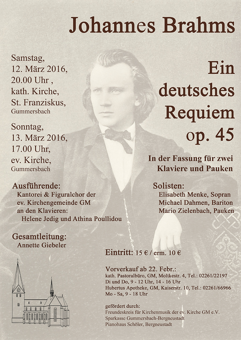 Plakat zur Aufführung 2016